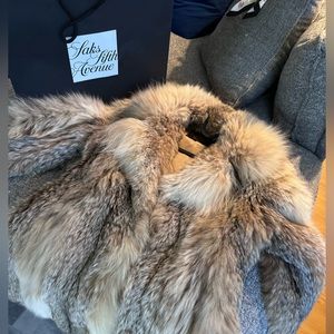 Fur coat. Beautiful fur. Medium